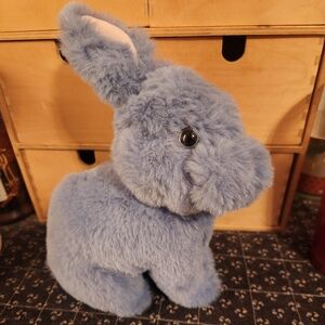 Adorable Blue Plush Bunny